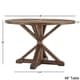 preview thumbnail 12 of 11, Benchwright Brown Finish Round Dining Table by iNSPIRE Q Artisan