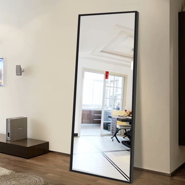 leaning wall mirror