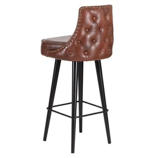 genuine leather swivel bar stools