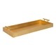 Kate and Laurel Lipton Narrow Rectangle Wood Accent Tray - 10x24 - Thumbnail 6