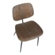 preview thumbnail 6 of 7, Carson Carrington Tarv Metal & Espresso Wood Dining Chair (Set of 2) - N/A