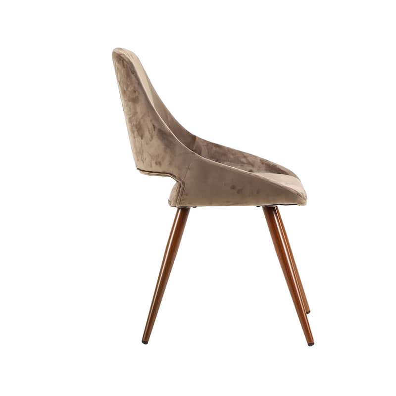 Porthos Home Fiero Fabric Dining Chairs, Suede Upholstery and Iron