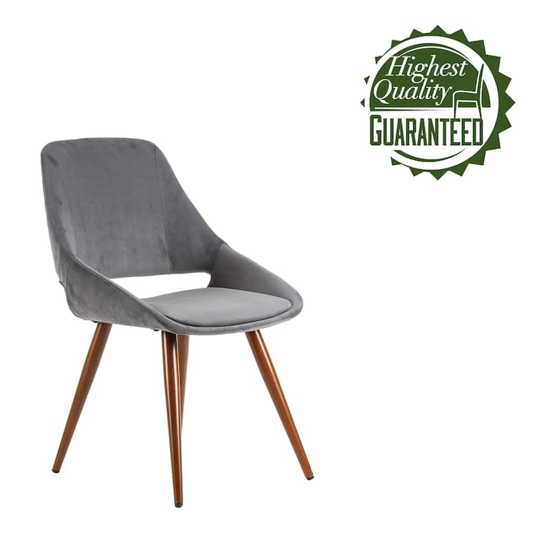 Porthos Home Fiero Fabric Dining Chairs, Suede Upholstery and Iron