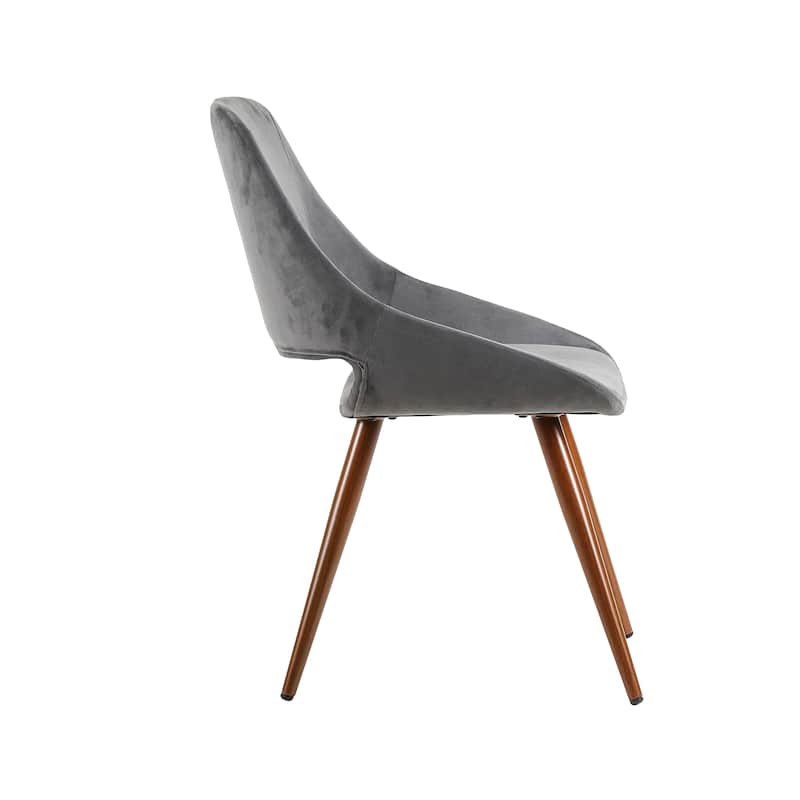 Porthos Home Fiero Fabric Dining Chairs, Suede Upholstery and Iron