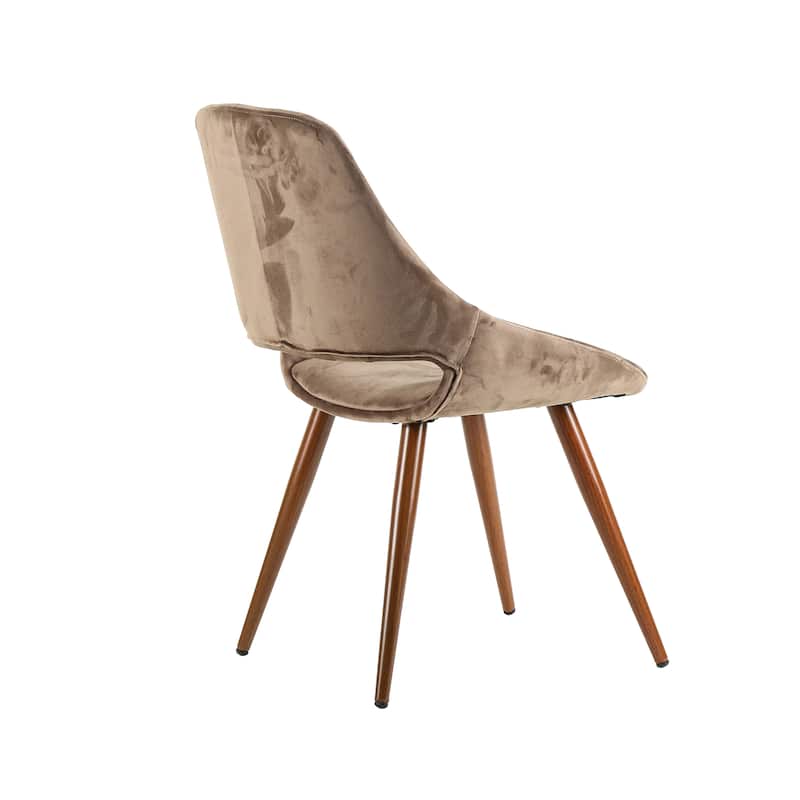 Porthos Home Fiero Fabric Dining Chairs, Suede Upholstery and Iron