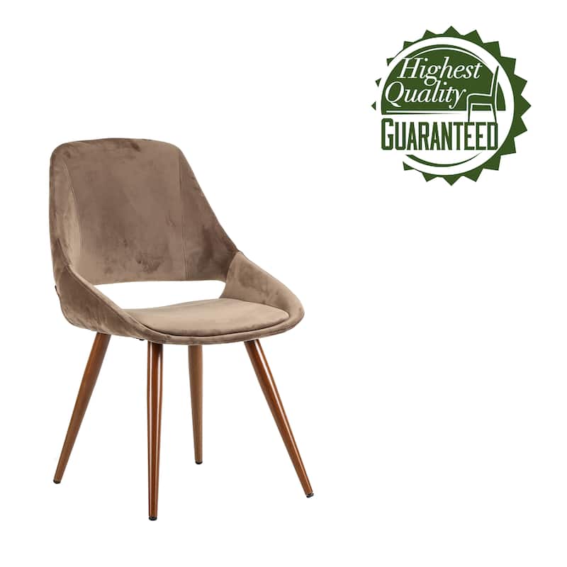 Porthos Home Fiero Fabric Dining Chairs, Suede Upholstery and Iron