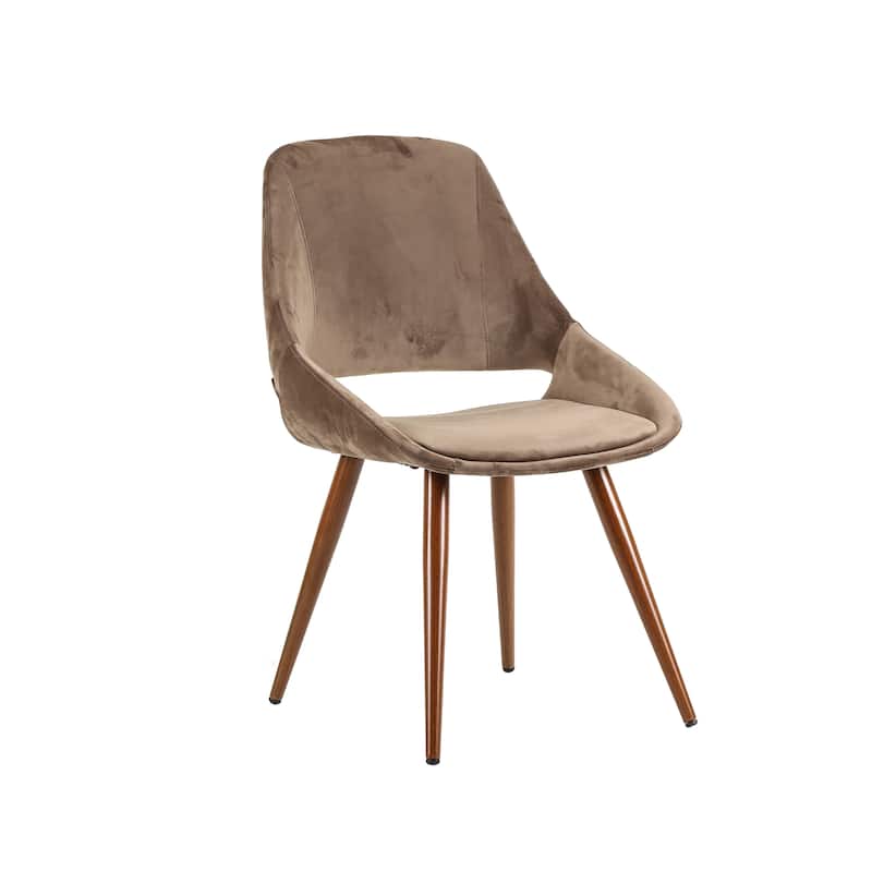 Porthos Home Fiero Fabric Dining Chairs, Suede Upholstery and Iron