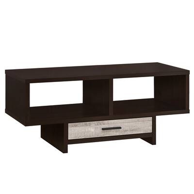 Coffee Table - Cappuccino / Taupe Reclaimed Wood-Look