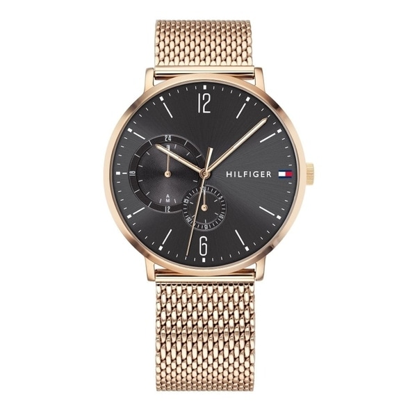 tommy hilfiger men's mesh watch