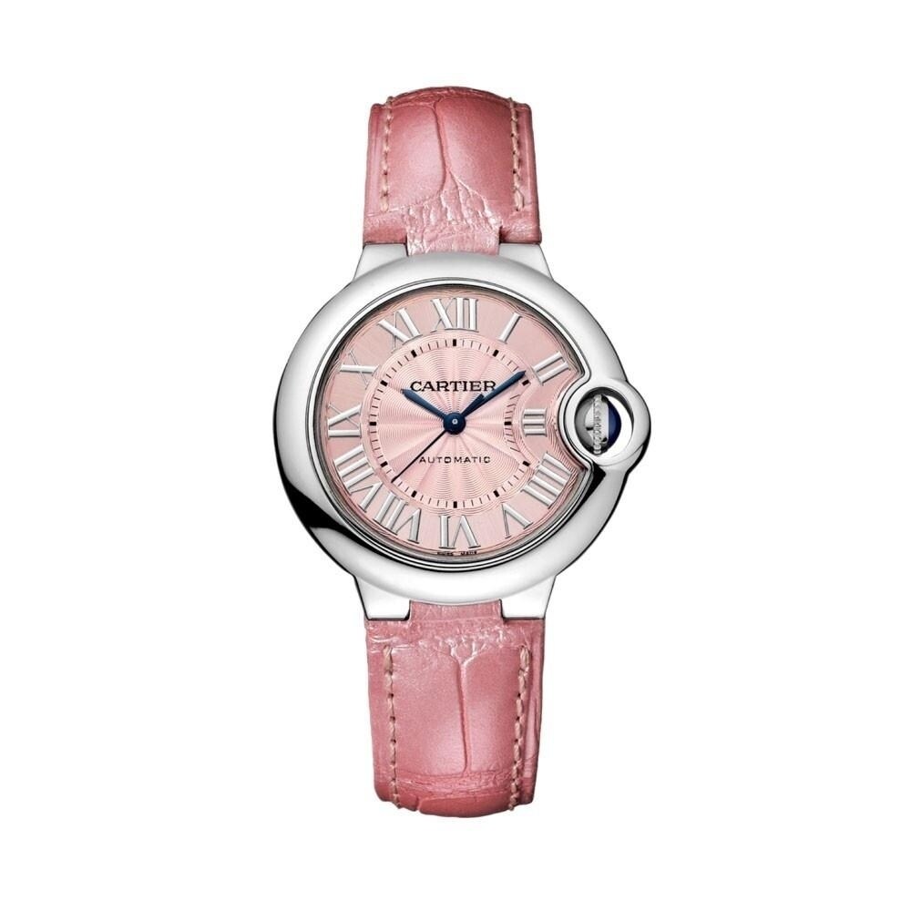 cartier watch pink strap