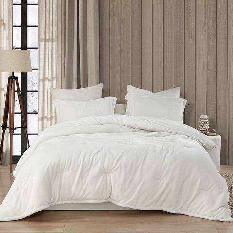 Coma Inducer Oversized Oversized Comforter Set - Wait Oh What - Farmhouse White