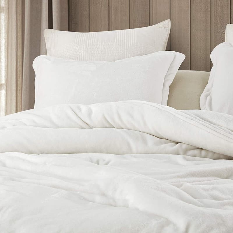 Wait Oh What - Coma Inducer® Oversized Comforter Set - Farmhouse White