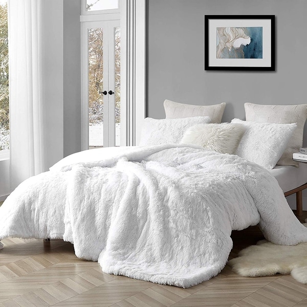 white cooling duvet cover