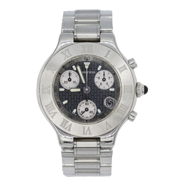 brushed steel watch