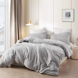 Coma Inducer Oversized Duvet Cover Set - Wait Oh What - Tundra Gray