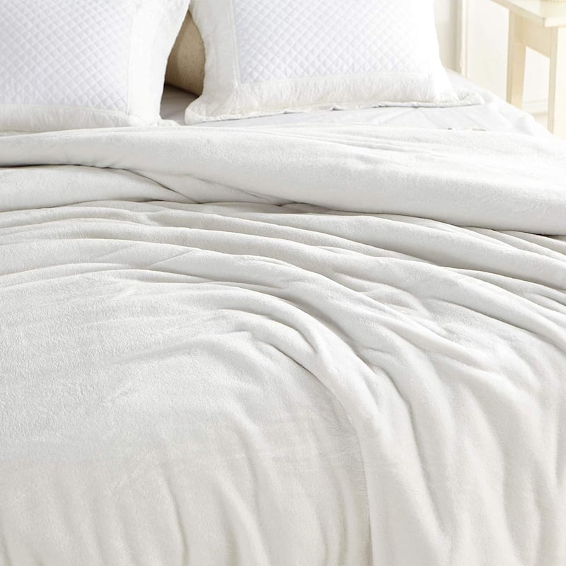 Wait Oh What - Coma Inducer® Bed Blanket - Farmhouse White