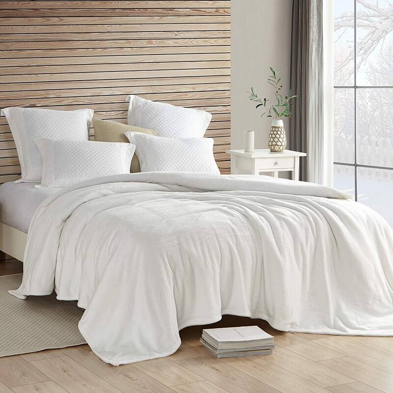 Wait Oh What - Coma Inducer® Bed Blanket - Farmhouse White
