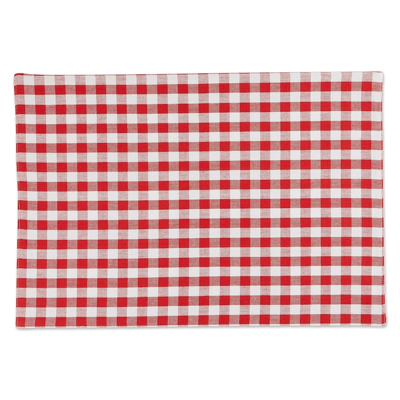 Porch & Den Crestline Gingham/Buffalo Check Reversible Placemat (Set of 4)