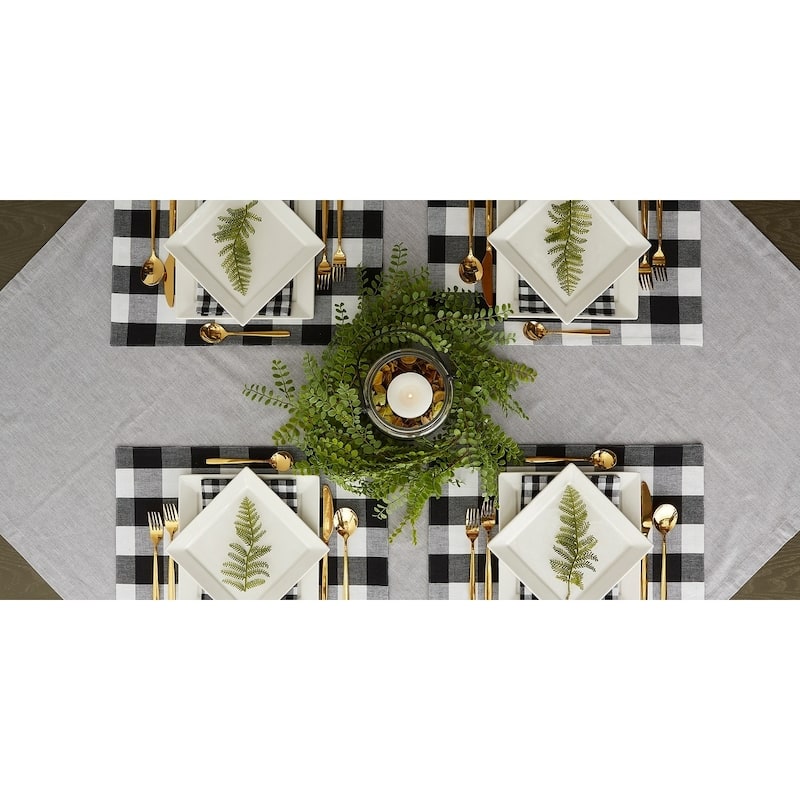 Porch & Den Crestline Gingham/Buffalo Check Reversible Placemat (Set of 4)