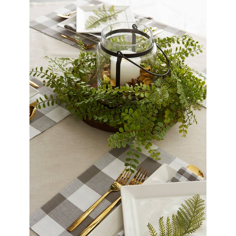 Porch & Den Crestline Gingham/Buffalo Check Reversible Placemat (Set of 4)