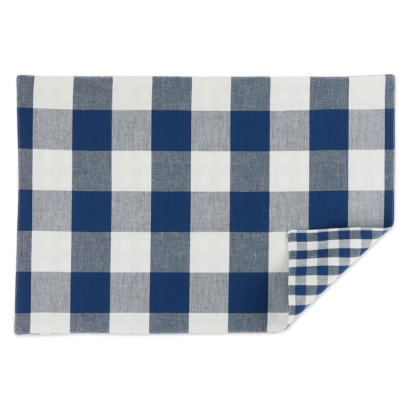 Porch & Den Crestline Gingham/Buffalo Check Reversible Placemat (Set of 4)
