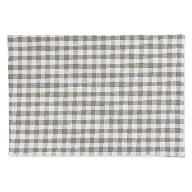 Porch & Den Crestline Gingham/Buffalo Check Reversible Placemat (Set of 4)