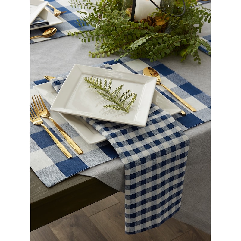 DII Gingham Napkin Set of 4
