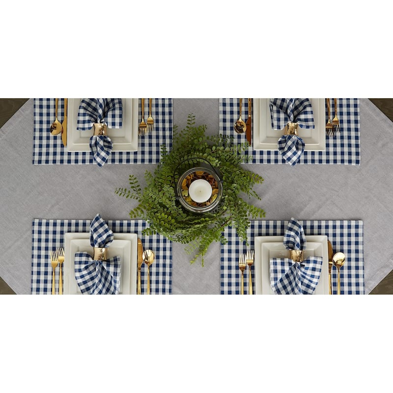 DII Gingham Napkin Set of 4