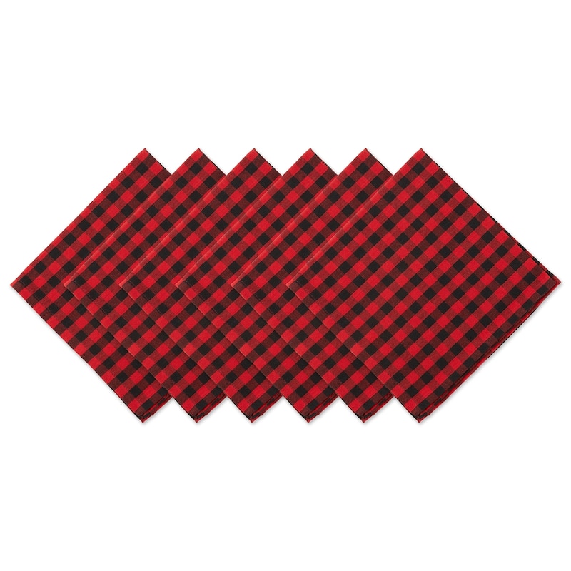 DII Gingham Napkin Set of 4
