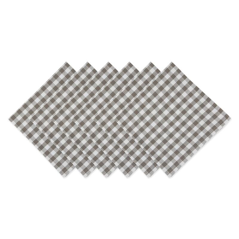 DII Gingham Napkin Set of 4