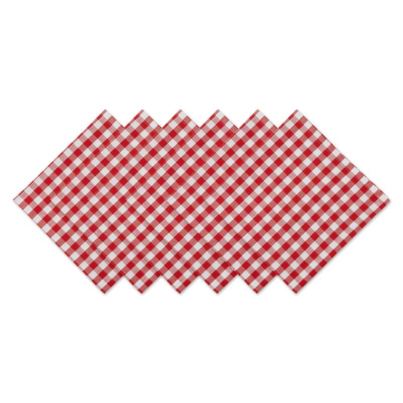 DII Gingham Napkin Set of 4