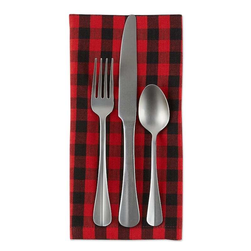 DII Gingham Napkin Set of 4