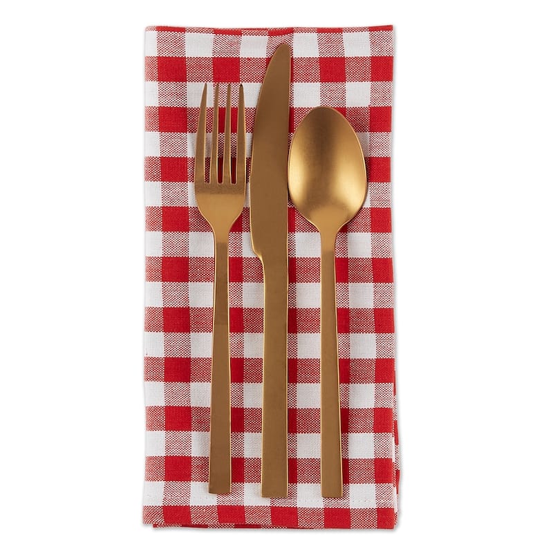 DII Gingham Napkin Set of 4