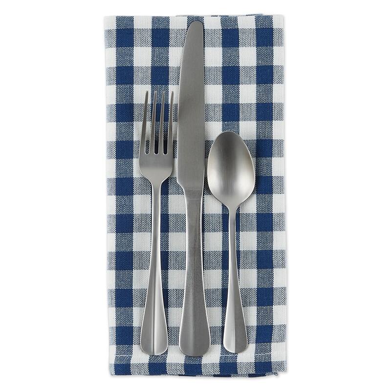 DII Gingham Napkin Set of 4