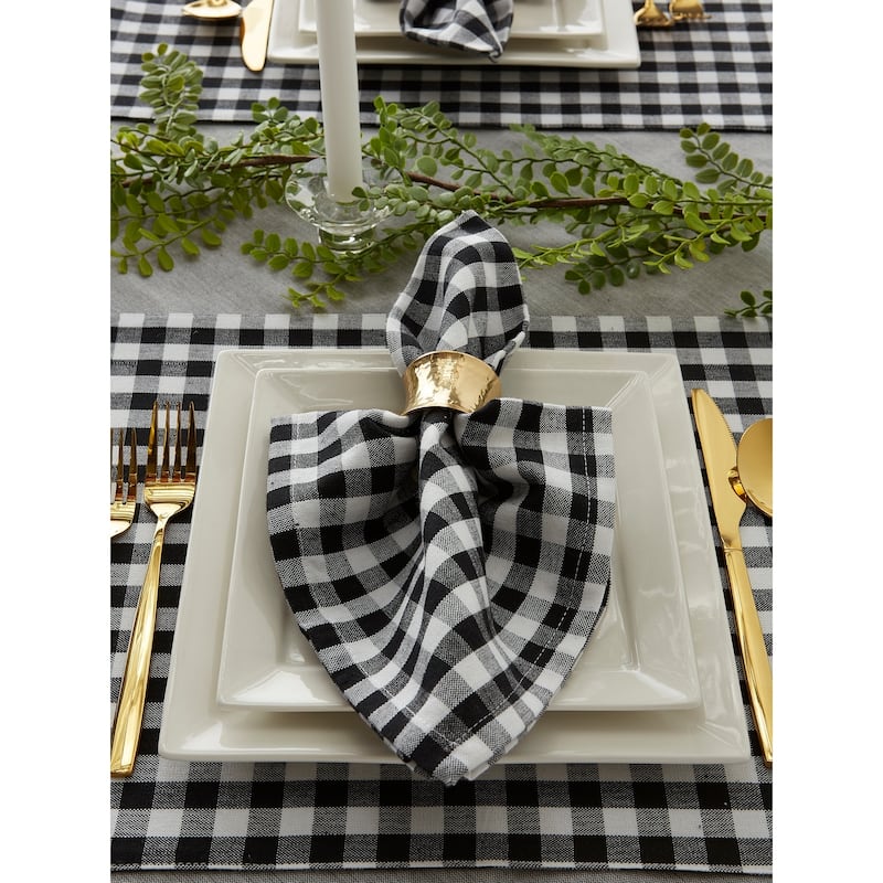 DII Gingham Napkin Set of 4