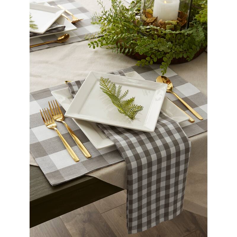 DII Gingham Napkin Set of 4
