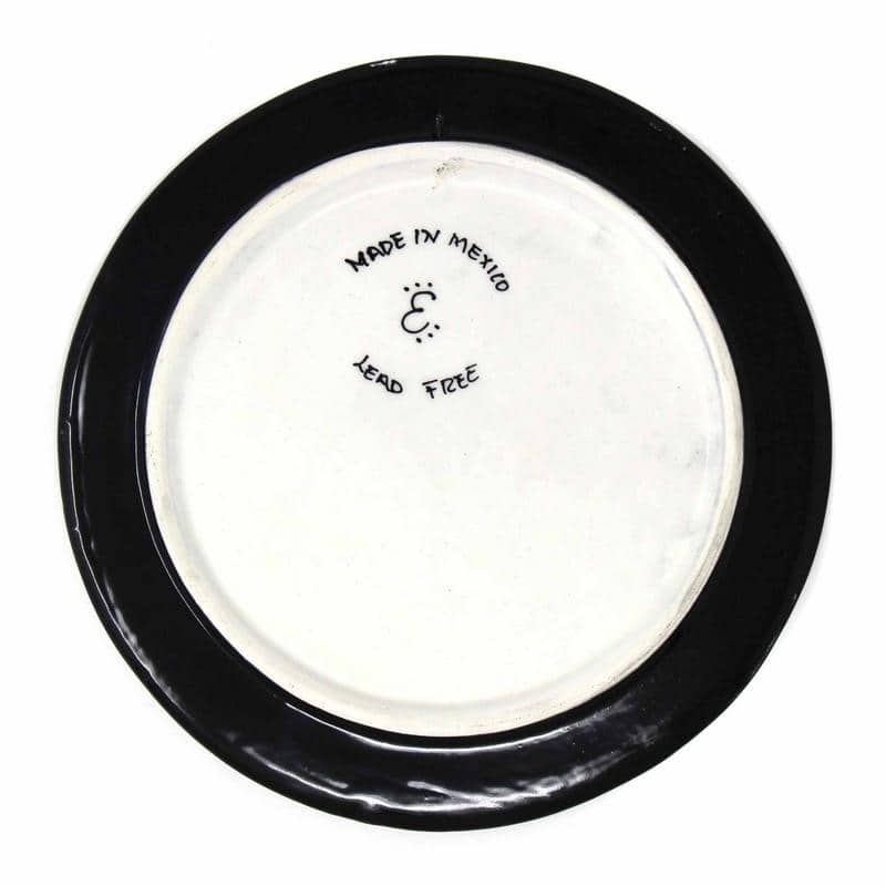 The Curated Nomad Somerset Ink-black Pottery Trivet Hot Plate Holder
