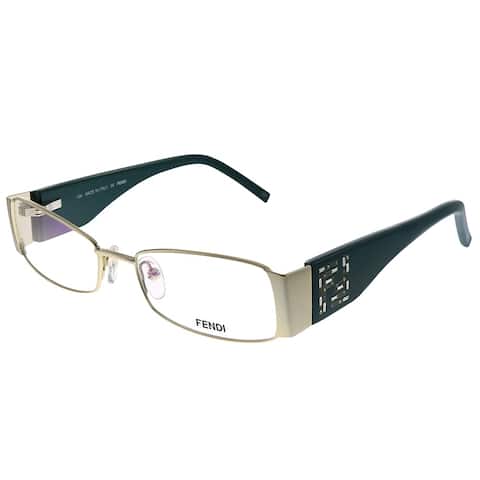 fendi eyeglasses frame 50mm fe womens gold light