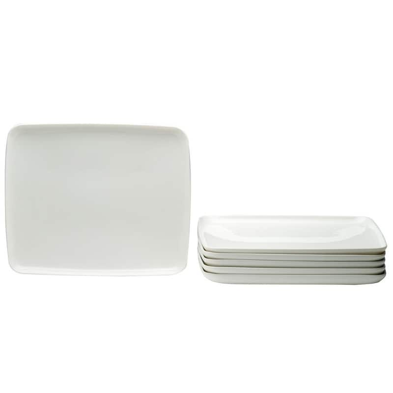 Christopher Knight Collection Simplicity Rectangular Dinner Plate Set ...