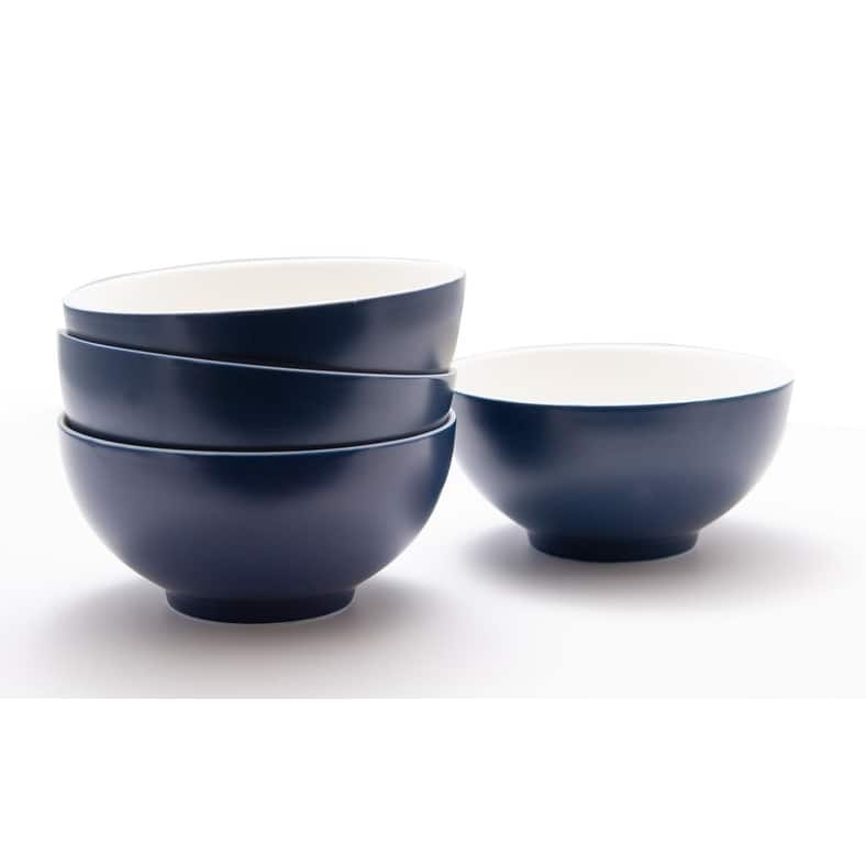 Christopher Knight Collection Blue Cereal / Pasta Bowl Set of 4