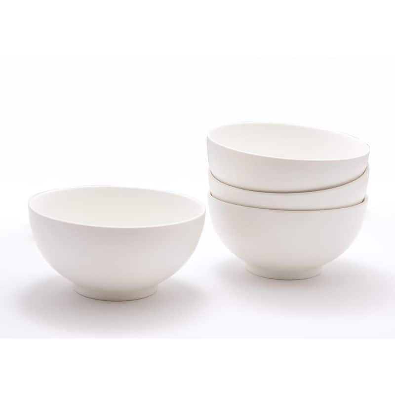 Christopher Knight Collection White Cereal / Pasta Bowls Set of 4