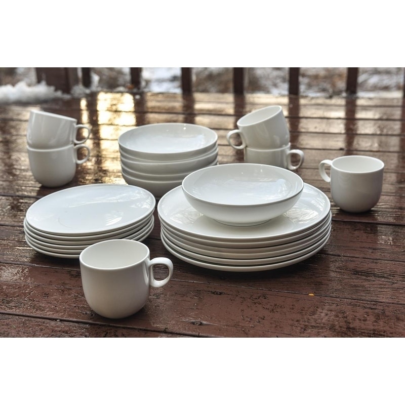 White Porcelain Dinnerware - Bed Bath & Beyond