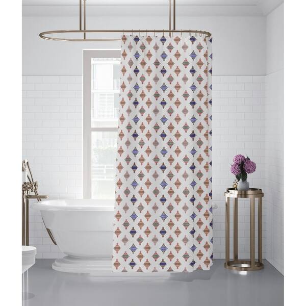 Shop Genie Multicolored Sheets Luxury Shower Curtain By Amrita Sen