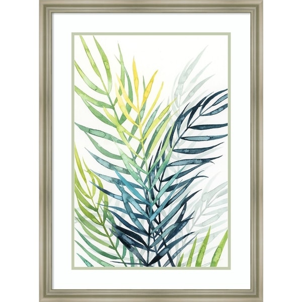 Framed Art Print 'Sunset Palm Composition II' by Grace Popp