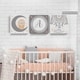 preview thumbnail 2 of 3, 'Little Dreamer' 3-Pc Wrapped Canvas Monogram Nursery Wall Art Set