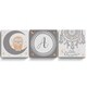 preview thumbnail 3 of 3, 'Little Dreamer' 3-Pc Wrapped Canvas Monogram Nursery Wall Art Set