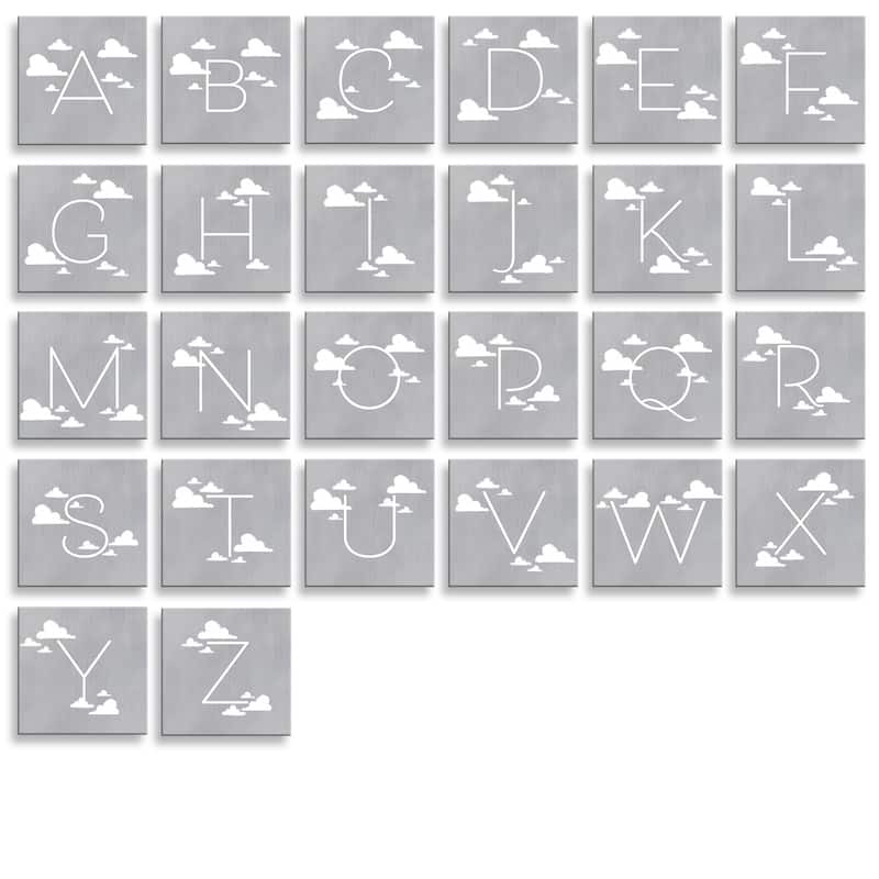 'Little Explorer' 3-Pc Wrapped Canvas Monogram Nursery Wall Art Set