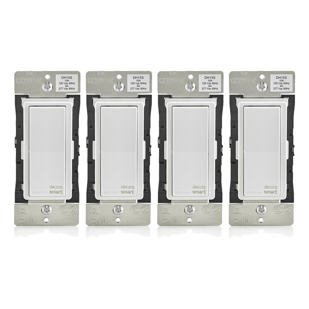 50 Pk Leviton Stainless Steel Single Rocker Wall Plate Cover 105-84401-040