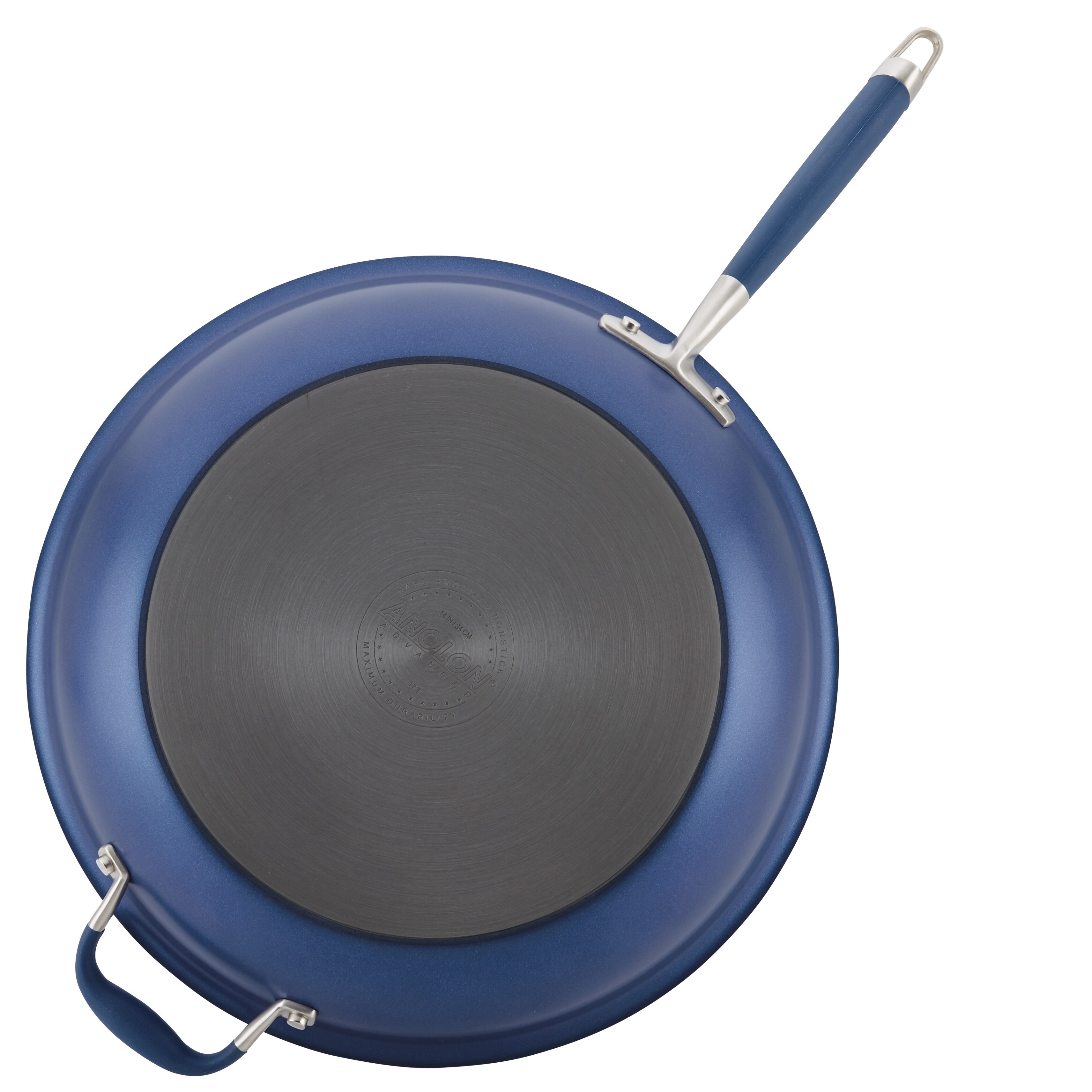 Anolon Advanced Hard-Anodized Nonstick 8 French Skillet, Indigo - Bed Bath  & Beyond - 29012514