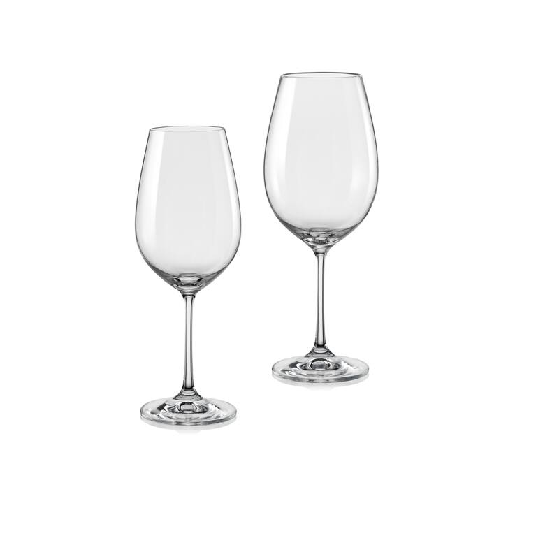 Christopher Knight Collection White and Red Wine Glass Set 12 Pieces